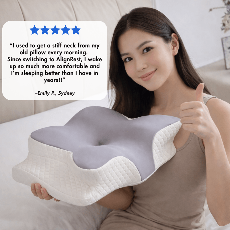 AlignRest™ Butterfly Contour Sleeping Pillow