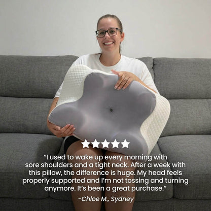 AlignRest™ Premium Butterfly Contour Pillow